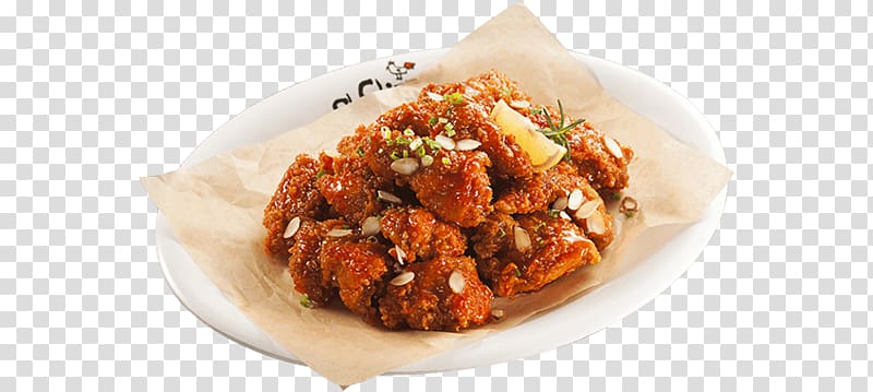 Korean cuisine Fried chicken Hot chicken Roast chicken, spicy chicken transparent background PNG clipart