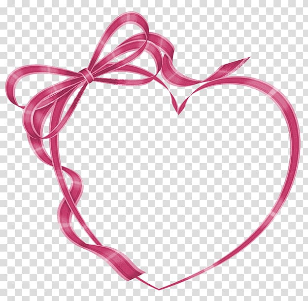 pink ribbon forming heart illustration, Wedding invitation Love Heart , Heart-shaped frame fashion transparent background PNG clipart