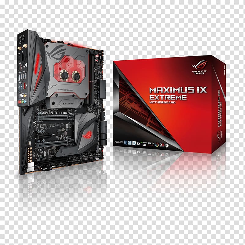 Asus ROG Maximus IX Extreme Motherboard LGA 1151 CPU socket, others transparent background PNG clipart
