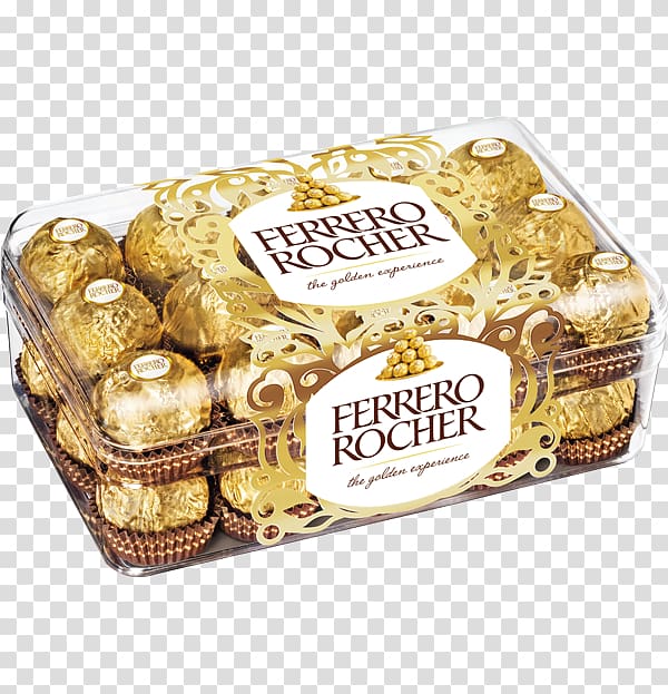 Ferrero Rocher 48 Count Praline Chocolate Hazelnut, chocolate transparent background PNG clipart