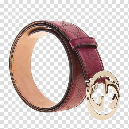 Belt buckle Belt buckle Gucci, GUCCI leather classic double G plate buckle belt transparent background PNG clipart