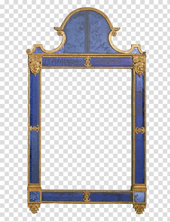 rectangular blue and beige frame, Gold frame frame Icon, Purple Frame transparent background PNG clipart