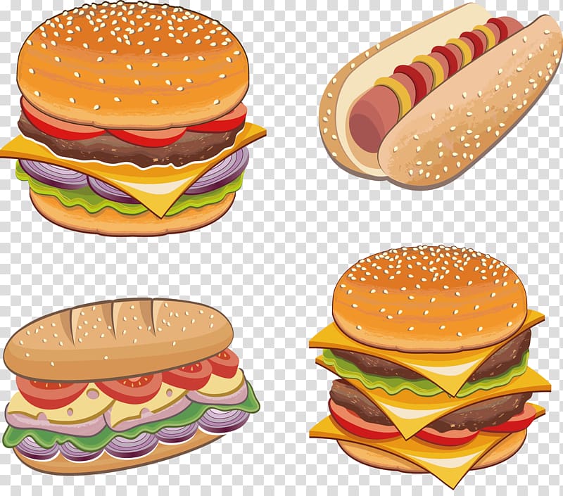 Hamburger Chicken sandwich Fast food Buffalo wing French fries, Chicken Burger transparent background PNG clipart