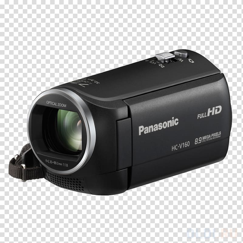 Video Cameras Panasonic 1080p stabilization, Camera transparent background PNG clipart