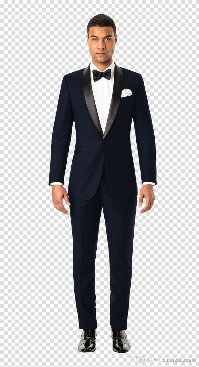 Tuxedo Lapel Suit Jacket Blue, Groom suit transparent background PNG clipart