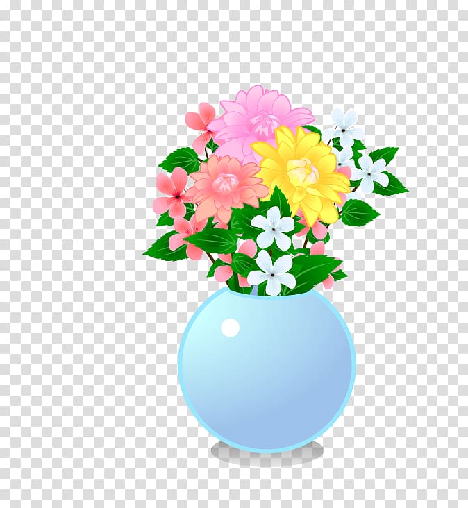 Cartoon Vase, Beautiful vase transparent background PNG clipart