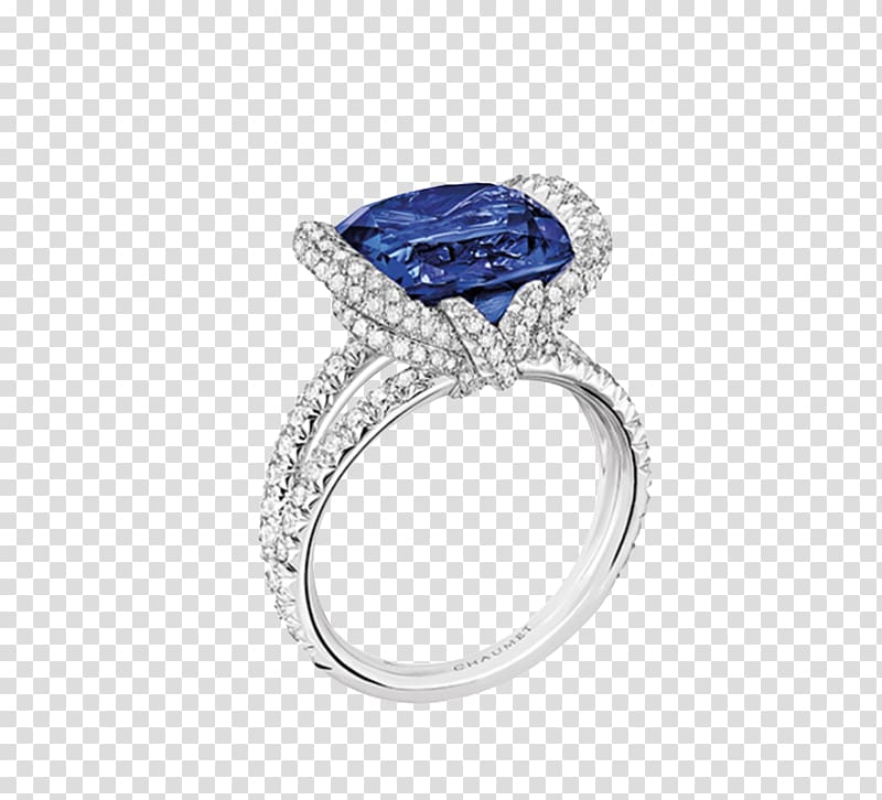 Sapphire Engagement ring Jewellery Diamond, sapphire transparent background PNG clipart