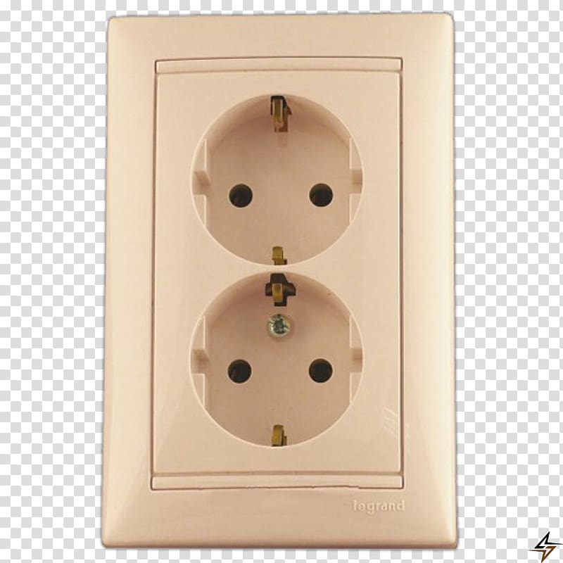 AC power plugs and sockets Legrand Electrical Switches Ivory Schuko, others transparent background PNG clipart