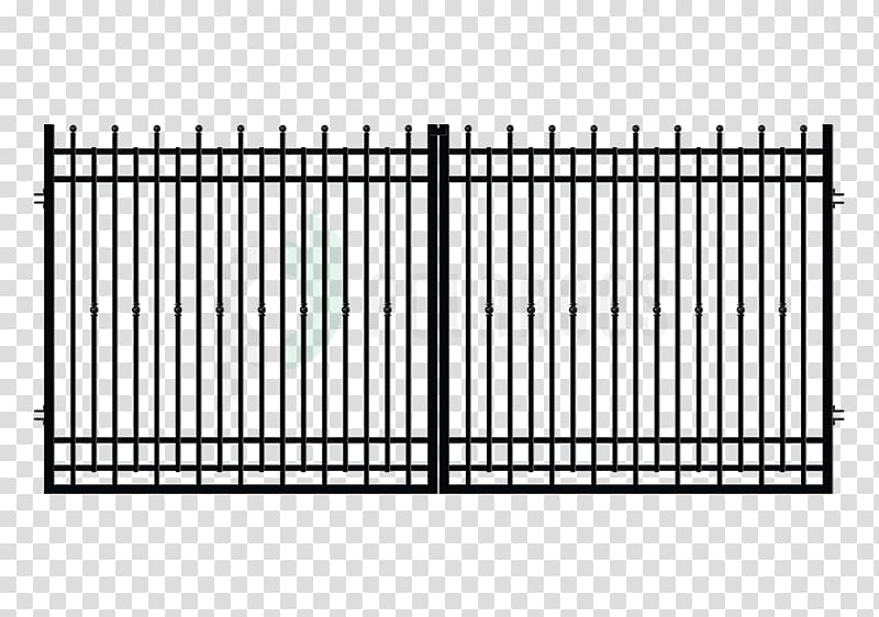 Fence Gate Wrought iron .de Door, Fence transparent background PNG clipart
