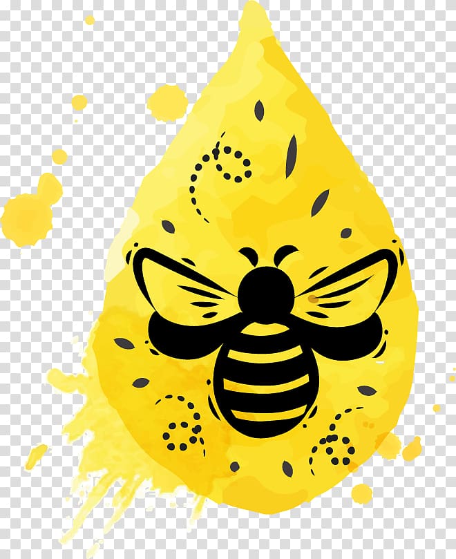 Honey bee , honey transparent background PNG clipart