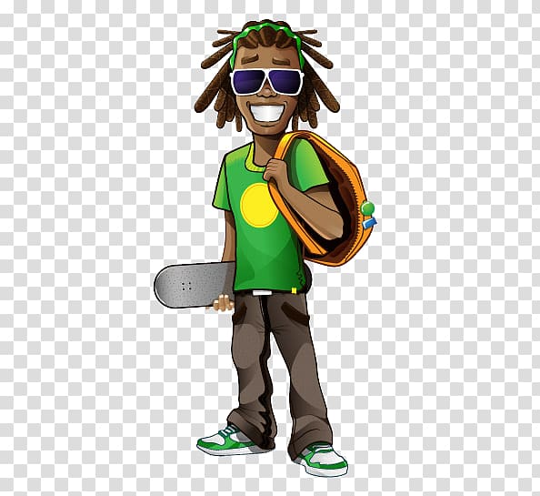 Rastafari Cartoon Reggae, others transparent background PNG clipart