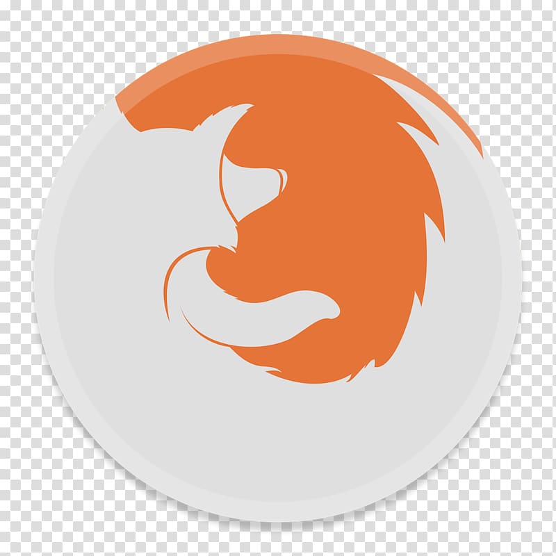 nose orange smile circle, FireFox transparent background PNG clipart