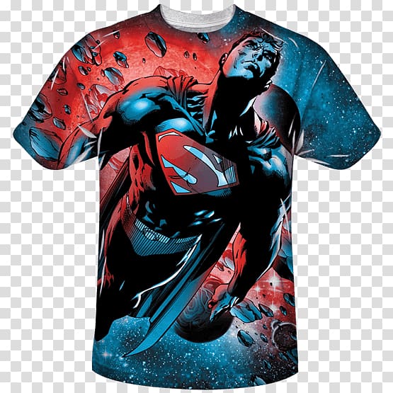 T-shirt Superman Clothing Top, T-shirt transparent background PNG clipart