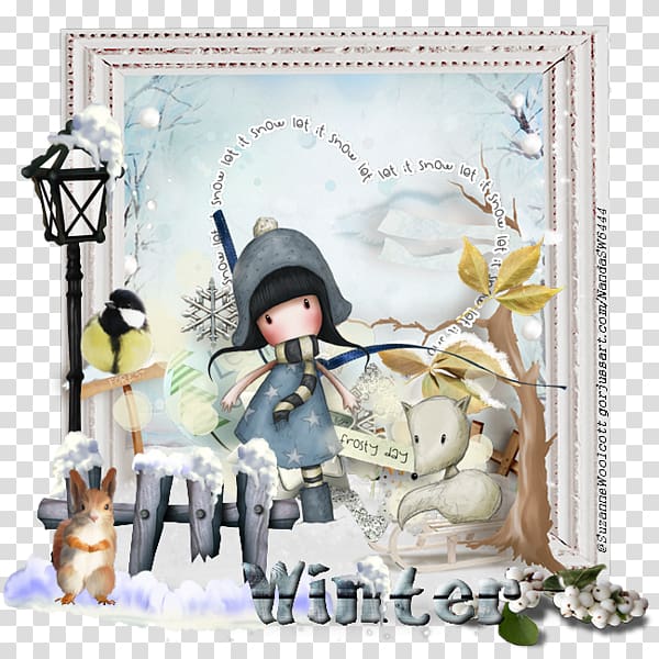 Figurine Cartoon Winter Santoro London, winter transparent background PNG clipart