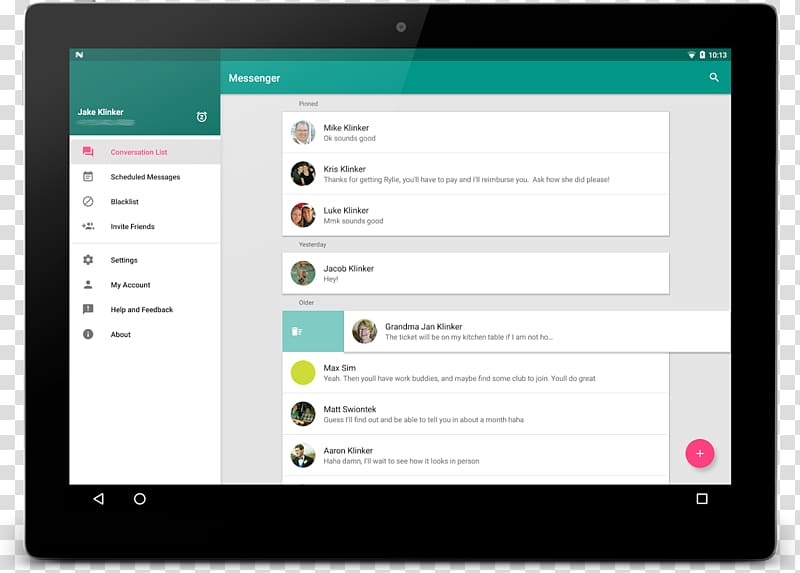 Computer program Facebook Messenger Android Handheld Devices, android transparent background PNG clipart