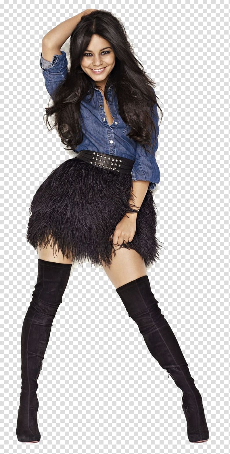 Vanessa Hudgens shoot Singer High School Musical Disney Channel, fashion girl transparent background PNG clipart