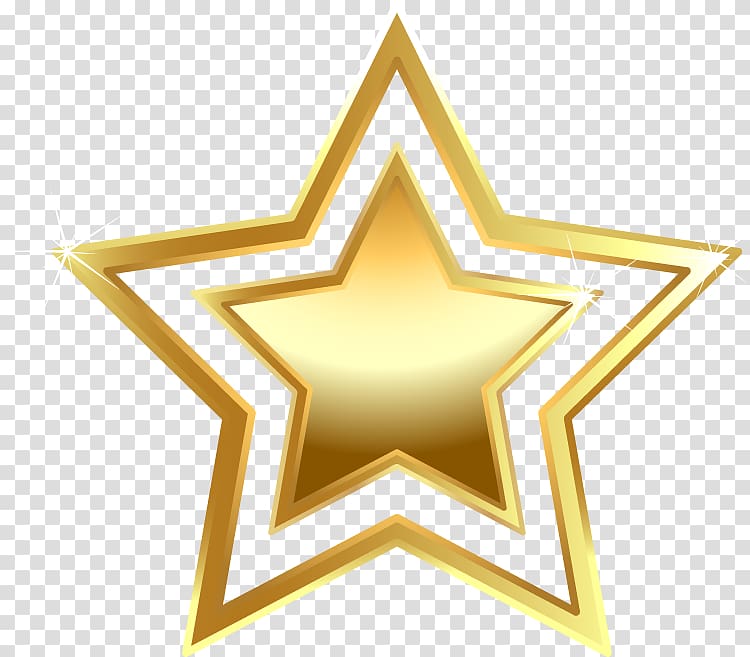 star illustration, Shandong Golden Stars , Gold five-pointed star transparent background PNG clipart