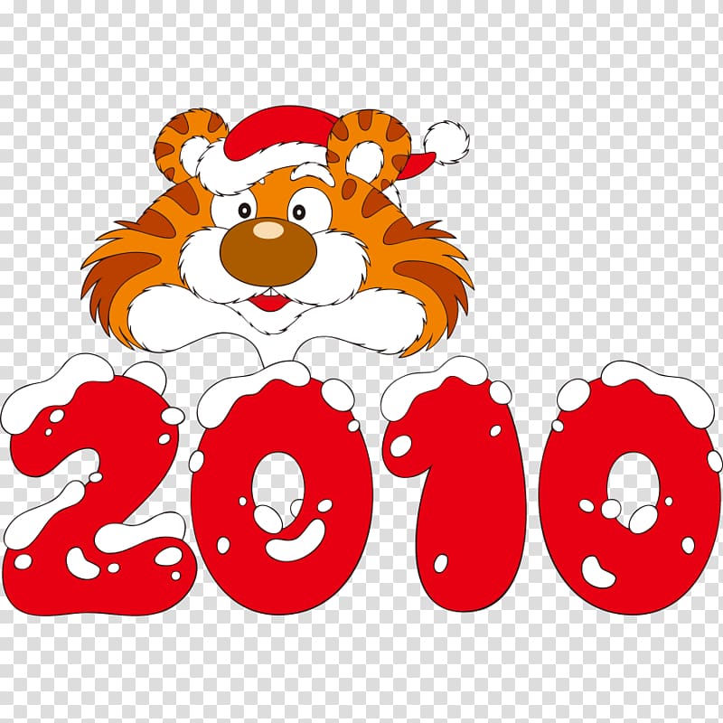Tiger Calendar Illustration, Tiger Tiger cartoon transparent background PNG clipart