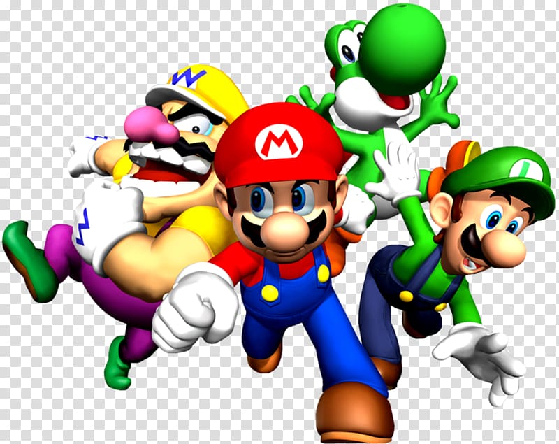 Mario Bros. Mario & Yoshi Luigi New Super Mario Bros, mario bros transparent background PNG clipart
