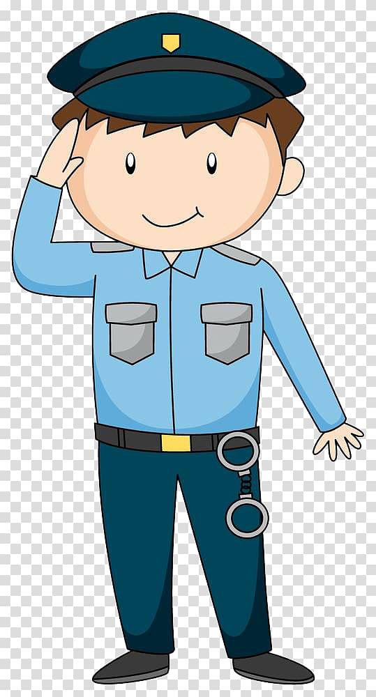 police art, Police officer Cartoon Illustration, Police salute transparent background PNG clipart