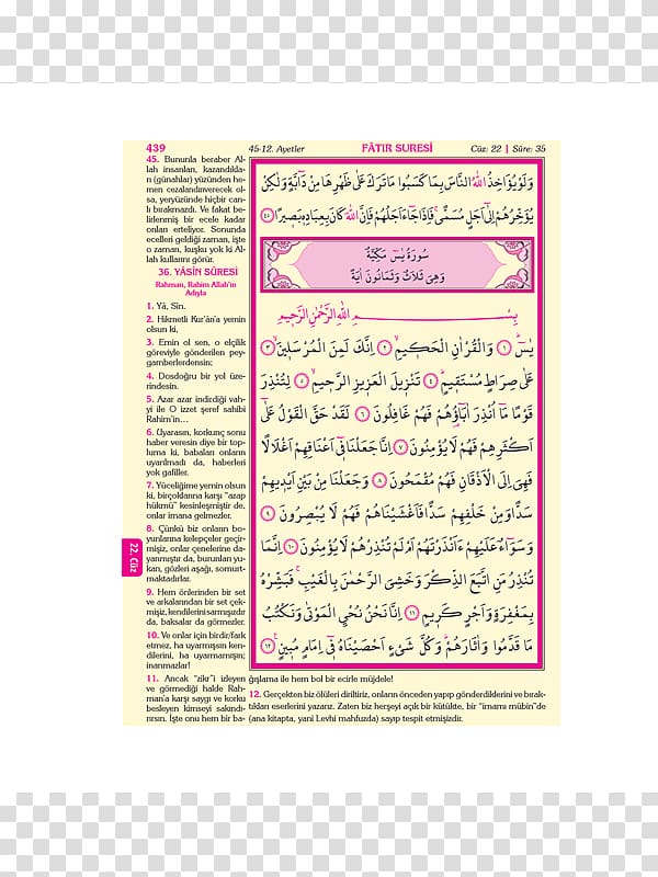 Qur\'an Quran translations Qira\'at Directorate of Religious Affairs, kuran transparent background PNG clipart