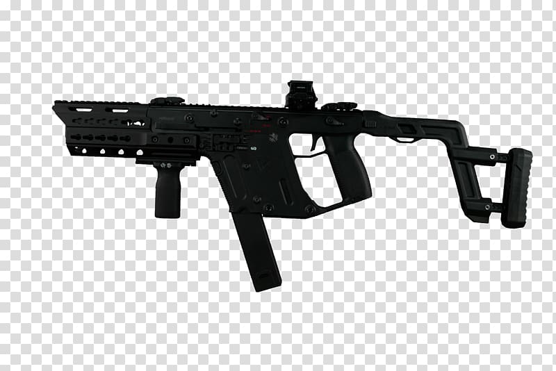 KRISS Submachine gun Firearm Airsoft Weapon, weapon transparent background PNG clipart