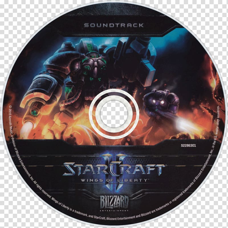 DVD Activision Blizzard Compact disc STXE6FIN GR EUR High-capacity data radio, StarCraft II: Wings Of Liberty transparent background PNG clipart