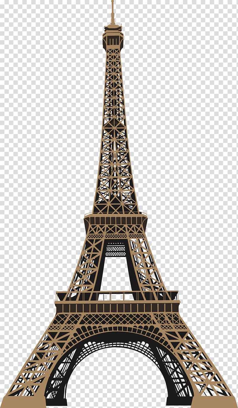 Eiffel Tower illustration, Eiffel Tower Wall decal Sticker, Paris transparent background PNG clipart