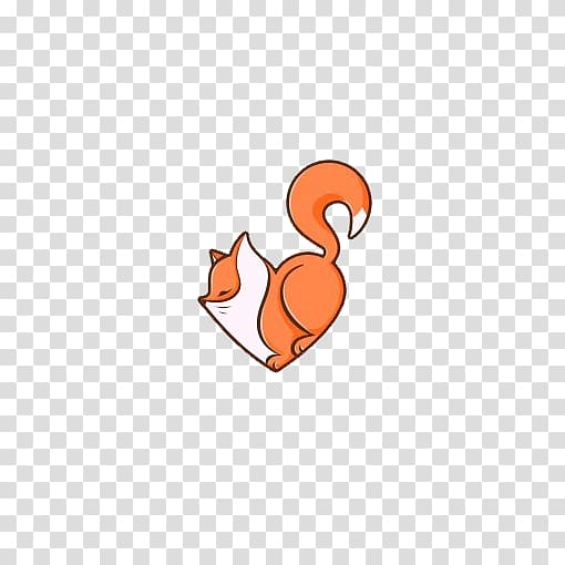 Red fox Drawing Illustration, Cartoon Fox transparent background PNG clipart