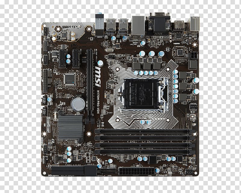 Intel Motherboard LGA 1151 microATX CPU socket, intel transparent background PNG clipart