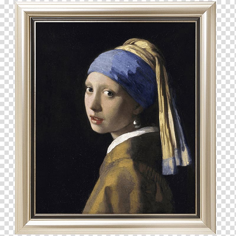 Mauritshuis Girl with a Pearl Earring Painting Art Couple Reading, painting transparent background PNG clipart
