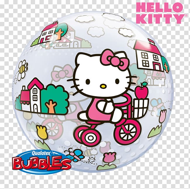 Hello Kitty Online Mylar balloon Sanrio, balloon transparent background PNG clipart