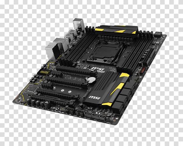 LGA 2011 Motherboard MSI X99S GAMING 7 MSI X99S SLI Plus Intel X99, others transparent background PNG clipart