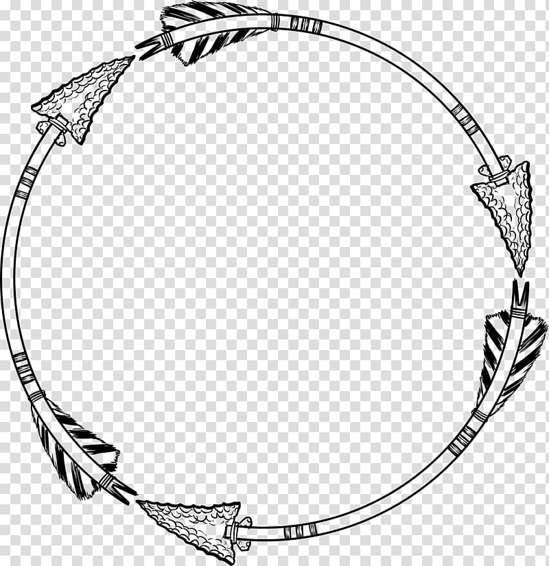 Frames Arrow , circle frame transparent background PNG clipart