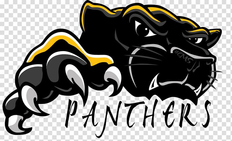 Potomac Middle School Black panther Cougar Panther Pride Drive Tiger, black panther transparent background PNG clipart