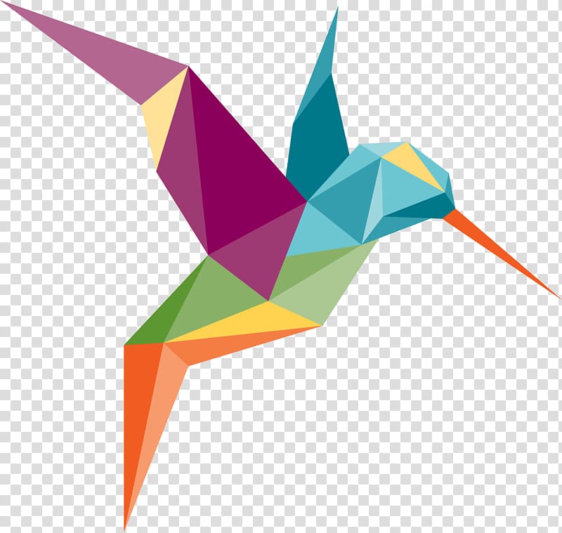 teal, purple, orange, red and yellow bird graphic, Hummingbird Logo Graphic design Paper, Hummingbird transparent background PNG clipart