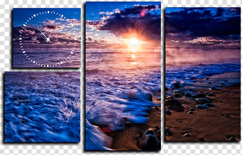 Desktop Landscape Sunrise Sunset, sunrise transparent background PNG clipart