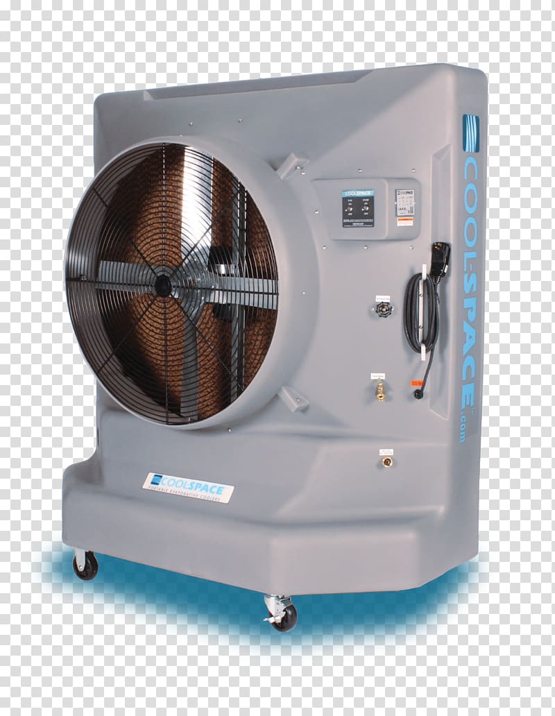 Evaporative cooler Machine Fan Evaporative cooling Refrigeration, fan transparent background PNG clipart