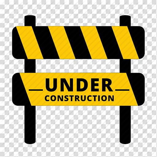 yellow and black under construction signage, under construction icon Computer Icons Architectural engineering, Free Construction Files transparent background PNG clipart