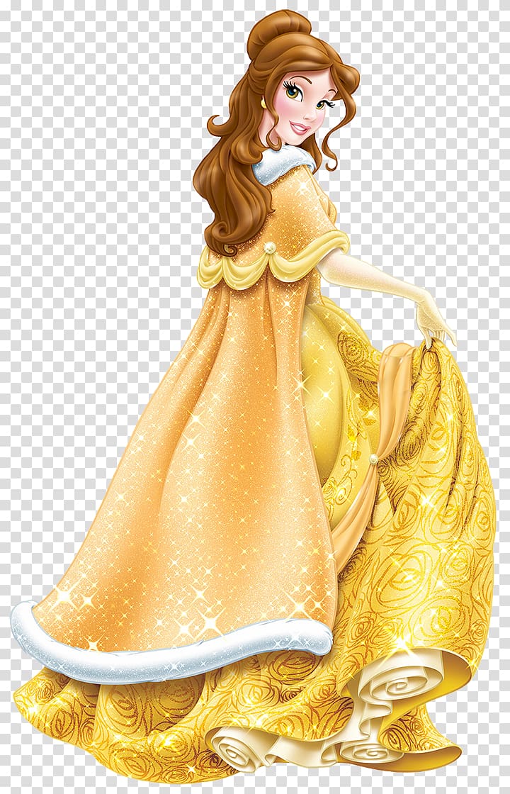 Belle Beast Merida Princess Aurora Ariel, Disney Princess transparent background PNG clipart