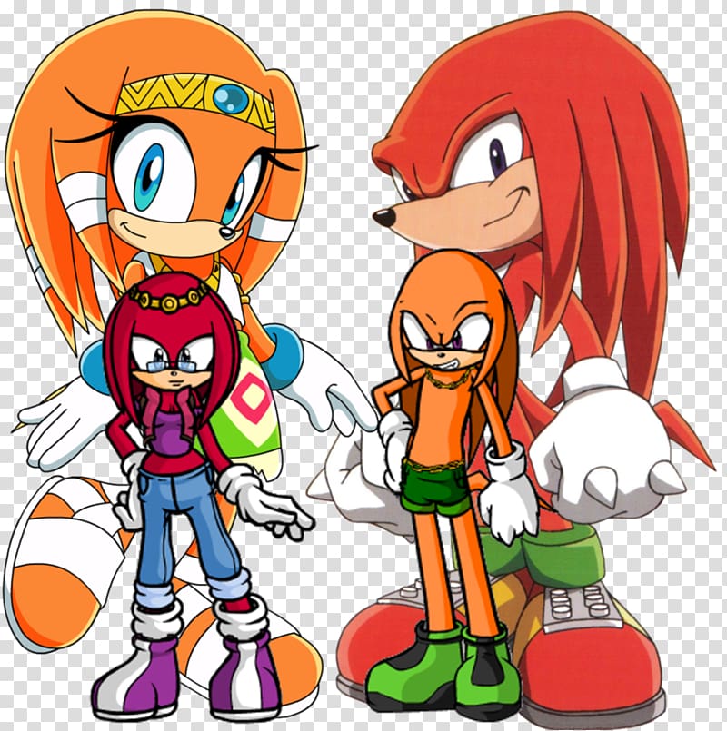 Sonic & Knuckles Knuckles the Echidna Sonic the Hedgehog Sonic Advance 2, Family children transparent background PNG clipart