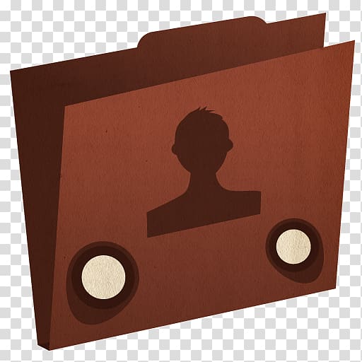 brown folder , brown square rectangle, Folder user transparent background PNG clipart