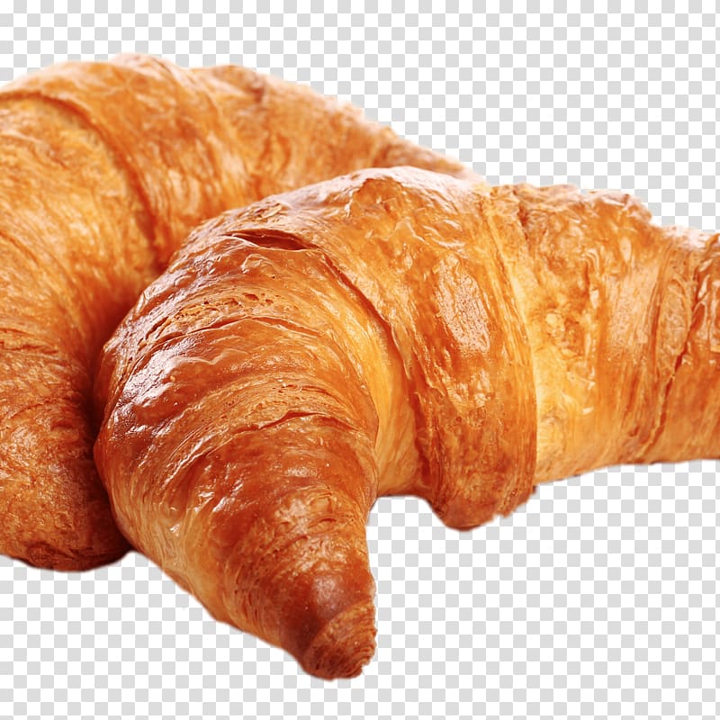 baked breads, Croissants transparent background PNG clipart