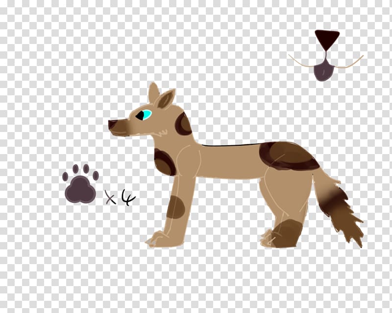 Dog Deer Cat Horse, Blue wolf transparent background PNG clipart