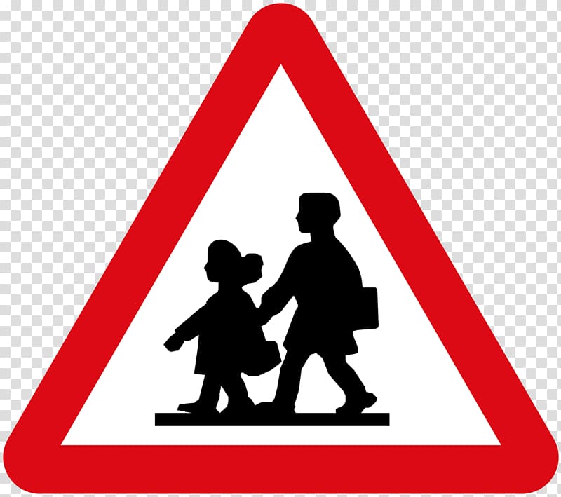 Traffic sign The Highway Code Verkeersborden in België, Serie A: Gevaarsborden Road, road transparent background PNG clipart