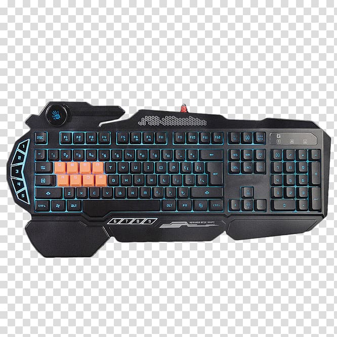 Computer keyboard Computer mouse A4tech Bloody Keyboard A4tech Bloody B120 Keyboard, Computer Mouse transparent background PNG clipart