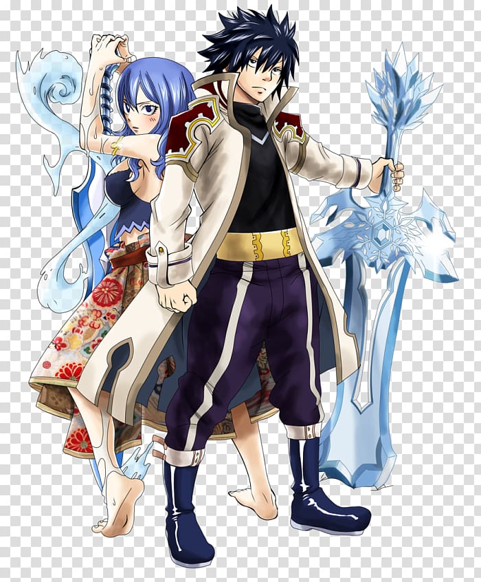 Gray Fullbuster Juvia Lockser Natsu Dragneel Erza Scarlet Fairy Tail, fairy tail transparent background PNG clipart