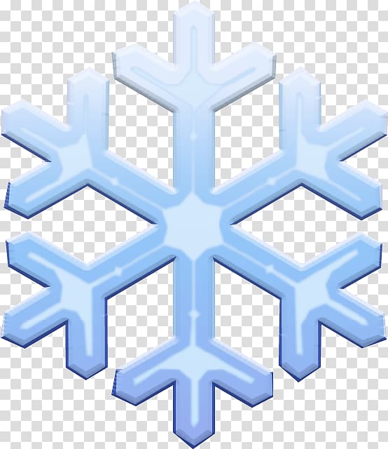Emoji Snowflake Sticker Symbol, hanging island transparent background PNG clipart