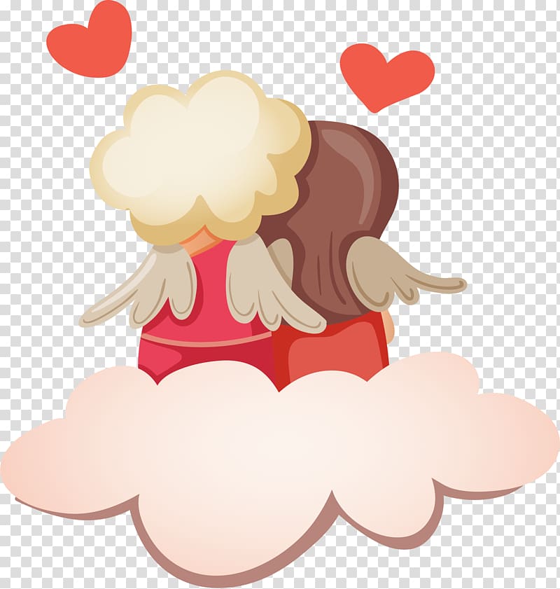 Cupid Love Valentine\'s Day, angel baby transparent background PNG clipart