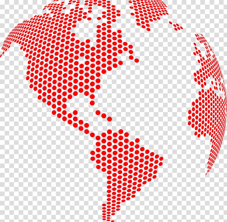 Globe Early world maps, dots transparent background PNG clipart
